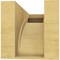 Ekena Millwork 4"W x 8"D x 4"H Wide Viola Rough Cedar Woodgrain TimberThane Corbel, Primed Tan CORUR04X08X04VIORCPR - alternate 5